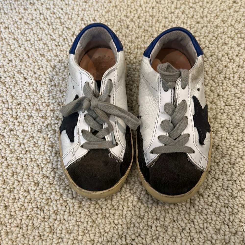 Toddler boy golden goose sneakers size 25